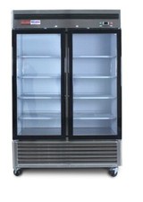 Novo FREEZER 2 portas duplas vidro alcance frontal no freezer alimentos congelados merchandiser comprar usado  Enviando para Brazil