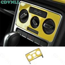 Tampa de controle de botão central AC prata amarela acabamento para Volkswagen Beetle 2013-19 comprar usado  Enviando para Brazil