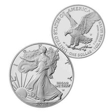 Usado, Moeda de prata American Eagle 2025 1 oz $1 BU - Moeda de dólar comprar usado  Enviando para Brazil