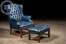 Vintage tufted leather for sale  USA