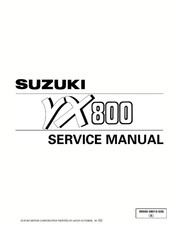 Suzuki vx800 service for sale  Caruthers