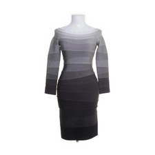 Herve Leger, Sukienka, Rozmiar: S, Stephanie, Szary, Elastan/Nylon, Drobna dzianina #ng1 na sprzedaż  PL