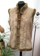 Beige faux suede for sale  SOMERTON