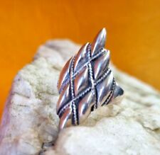 Bague artisanale argent d'occasion  Le Luc