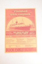 Ferry timetable handbill for sale  BANBURY