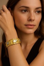 Elegantes 585er goldarmband gebraucht kaufen  Essen