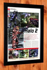 Halo 2 Xbox One Xbox 360 pôster promocional antigo / página de anúncio emoldurada comprar usado  Enviando para Brazil