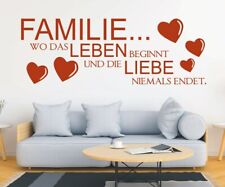 Wohnzimmer wandtattoo spruch gebraucht kaufen  Wilster