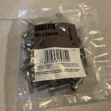 Bolts flanged chrome for sale  REDRUTH