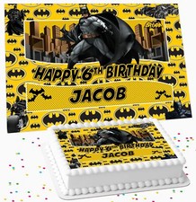 Batman birthday personalised for sale  FRODSHAM