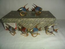 PESCI ARTICOLARI D'APPOGGIO CLOISONNE' VINTAGE FISH EPOCA XX na sprzedaż  Wysyłka do Poland