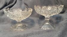 compotes glass cut vintage for sale  Ithaca