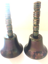 Pair bronze handbells for sale  BADMINTON
