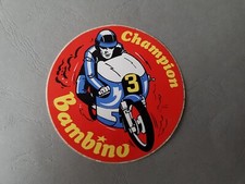 Autocollant moto champion d'occasion  Messigny-et-Vantoux