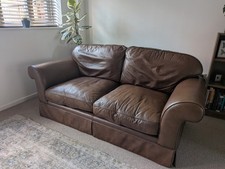 laura leather sofa for sale  ATTLEBOROUGH