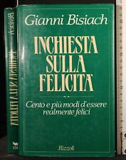 Inchiesta sulla felicità. usato  Ariccia