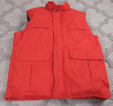 Usado, Colete Masculino Vintage Pacific Trail Médio Vermelho Para Baixo Logotipo Forrado Estampa comprar usado  Enviando para Brazil