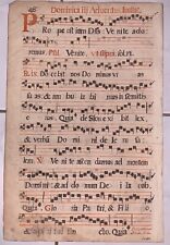 Gregorian chant parchment for sale  Chicago