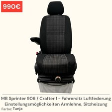 Sprinter 906 fahrersitz gebraucht kaufen Sprinter 906 fahrersitz gebraucht kaufen  Küstrin-Kietz