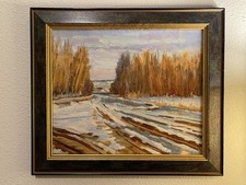 Painting winter landscape for sale  Portland