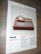 Brochure depliant olivetti usato  Catania