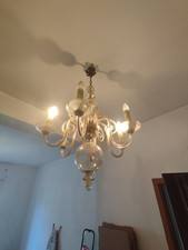 Lampadario vetro murano usato  Roma