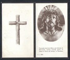 Cartão sagrado antigo del Santo Cristo de Limpias imagem pieuse santino estampa comprar usado  Enviando para Brazil