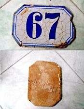 Antico numero civico usato  Italia