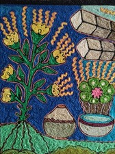 Tableau huichol 30cm d'occasion  Laignes