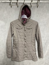 Casaco Ibex Feminino M Taupe Acolchoado Lã Merino Preenchimento Zíper Jaqueta com Capuz Parka comprar usado  Enviando para Brazil