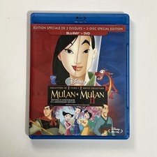Mulan / Mulan II (Edição Especial de 3 Discos) (Blu-ray/DVD, 2014) Testado! comprar usado  Enviando para Brazil
