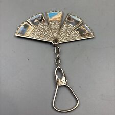 Chaveiro foto vintage MENORCA miniatura ventilador de metal Espanha chaveiro lembrança comprar usado  Enviando para Brazil