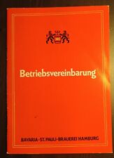 Betriebsvereinbarung brauerei  gebraucht kaufen  Norderstedt