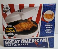 Waffle Wow by CucinaPro Great American United States EUA Waffle Maker caixa aberta comprar usado  Enviando para Brazil