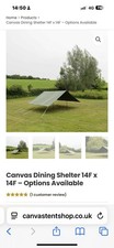 Canvas dining shelter for sale  SWADLINCOTE