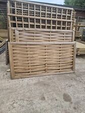 Weaved batten panels for sale  UCKFIELD