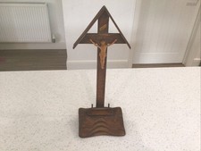 wooden crucifix antique for sale wooden crucifix antique for sale LEICESTER