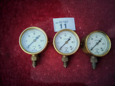 Brass vacuum gauge. for sale  AYLESFORD