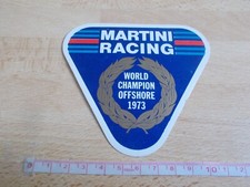 Autocollant martini racing d'occasion  Toulon-