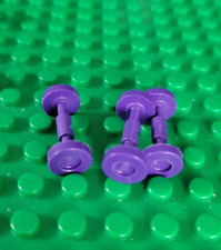 Três (3) LEGO #2496 ROXO Roda Skate/Carrinho Usado Eixo Lego com 2 Rodas comprar usado  Enviando para Brazil