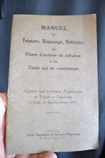 Manuel teinture repassage d'occasion  Ambérieu-en-Bugey