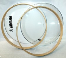 Cabeças e aros de bumbo da Yamaha Tour kit personalizado de concha de bordo alcaçuz cetim comprar usado  Enviando para Brazil