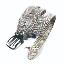 Cinto masculino de couro genuíno natural pele de cobra 47 polegadas, usado comprar usado  Enviando para Brazil