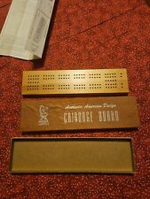 Vintage hardwood cribbage for sale  Casco