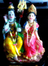 Small coloured statue for sale  ROTHERHAM