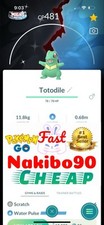 Pokémon Go - Shiny Totodile Special Background Community Day - Tra De - P’TC comprar usado  Enviando para Brazil