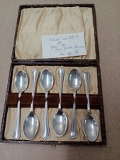 Silver tea spoons for sale  AYLESBURY