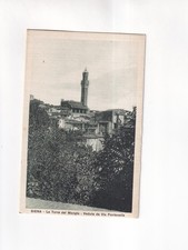 F1561) SIENA - La Torre del MANGIA - Veduta da Via Fonanella ANTIGO! comprar usado  Enviando para Brazil