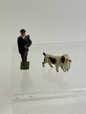 Charbens Game Keeper com arma de tiro cachorro carregando aves boneco de brinquedo de metal pré-guerra raro, usado comprar usado  Enviando para Brazil