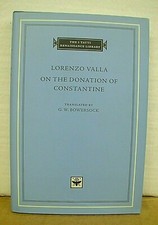 Lorenza Valla On The Donation Of Constantine translated by G.W. Bowersock HB/DJ comprar usado  Enviando para Brazil